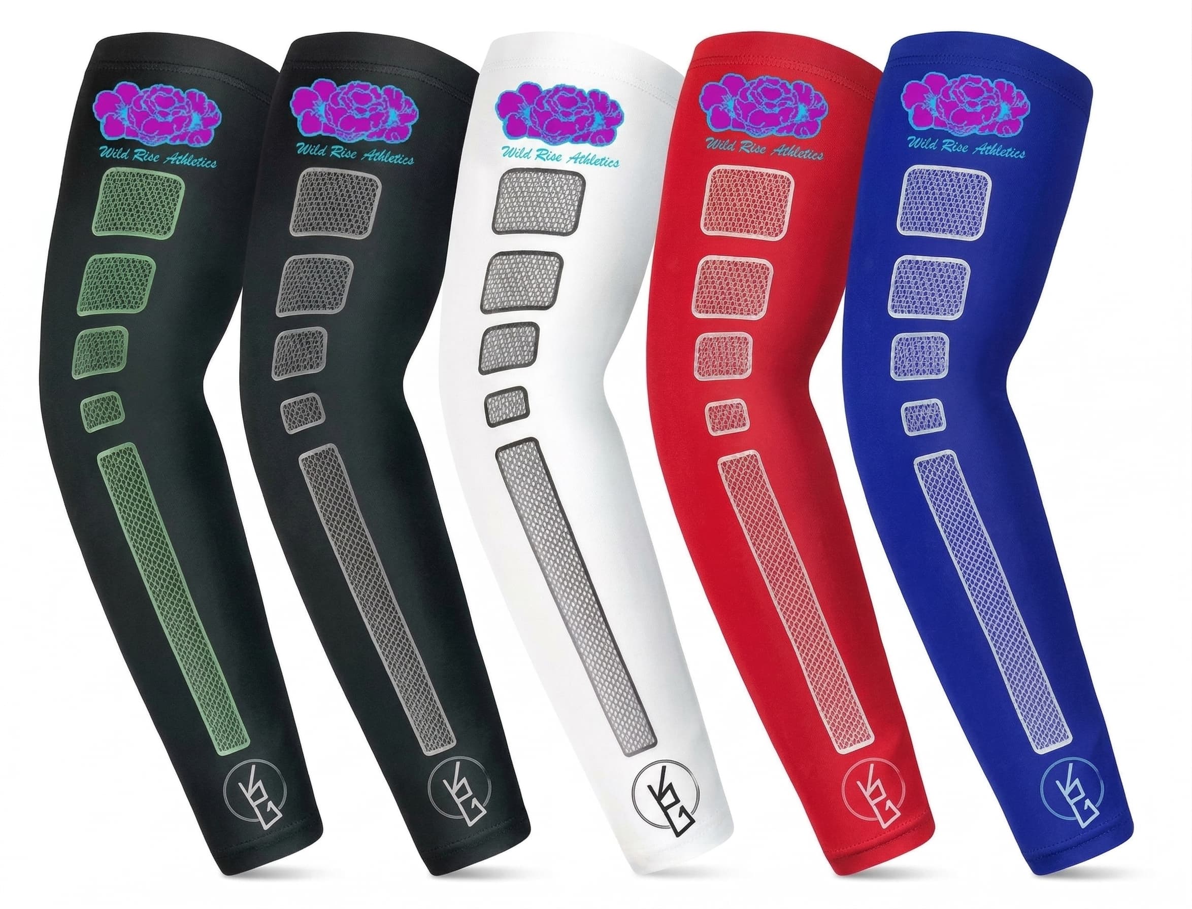 Performance arm sleeves for an athletics program