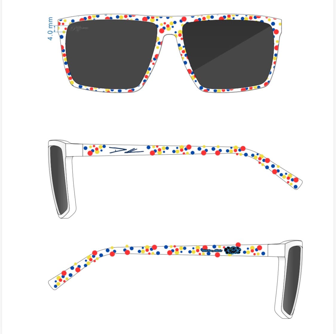 Custom eyewear for a brand capsule