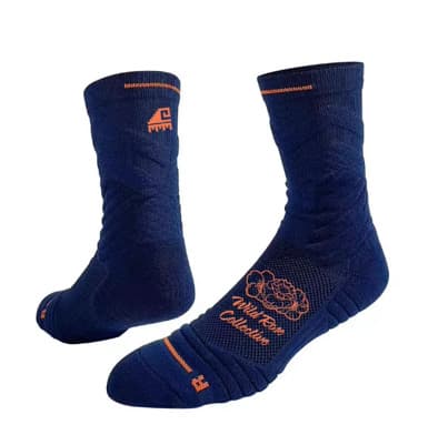 Team socks in program colors